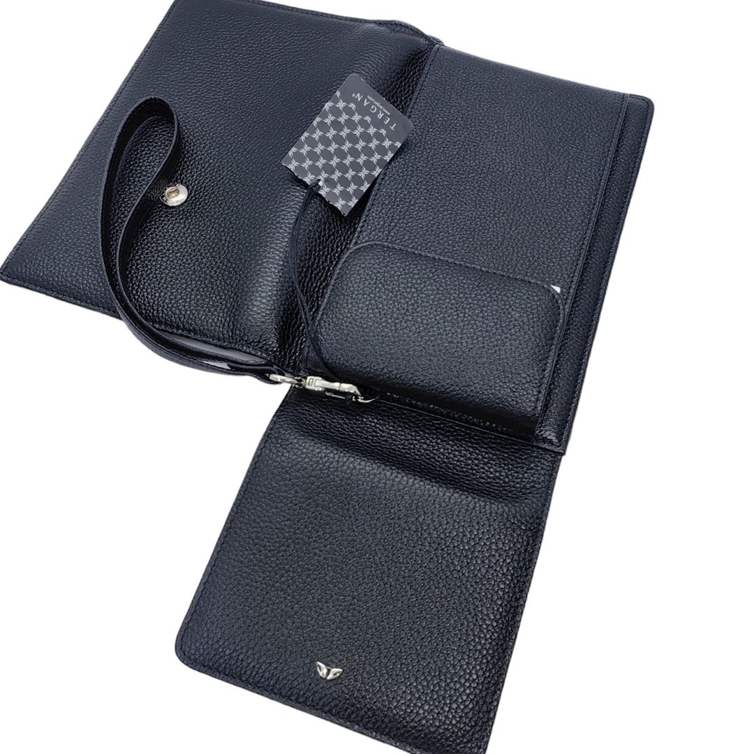Dəri borsetka Tergan 1656 Black — Mallar, Bakı (2)