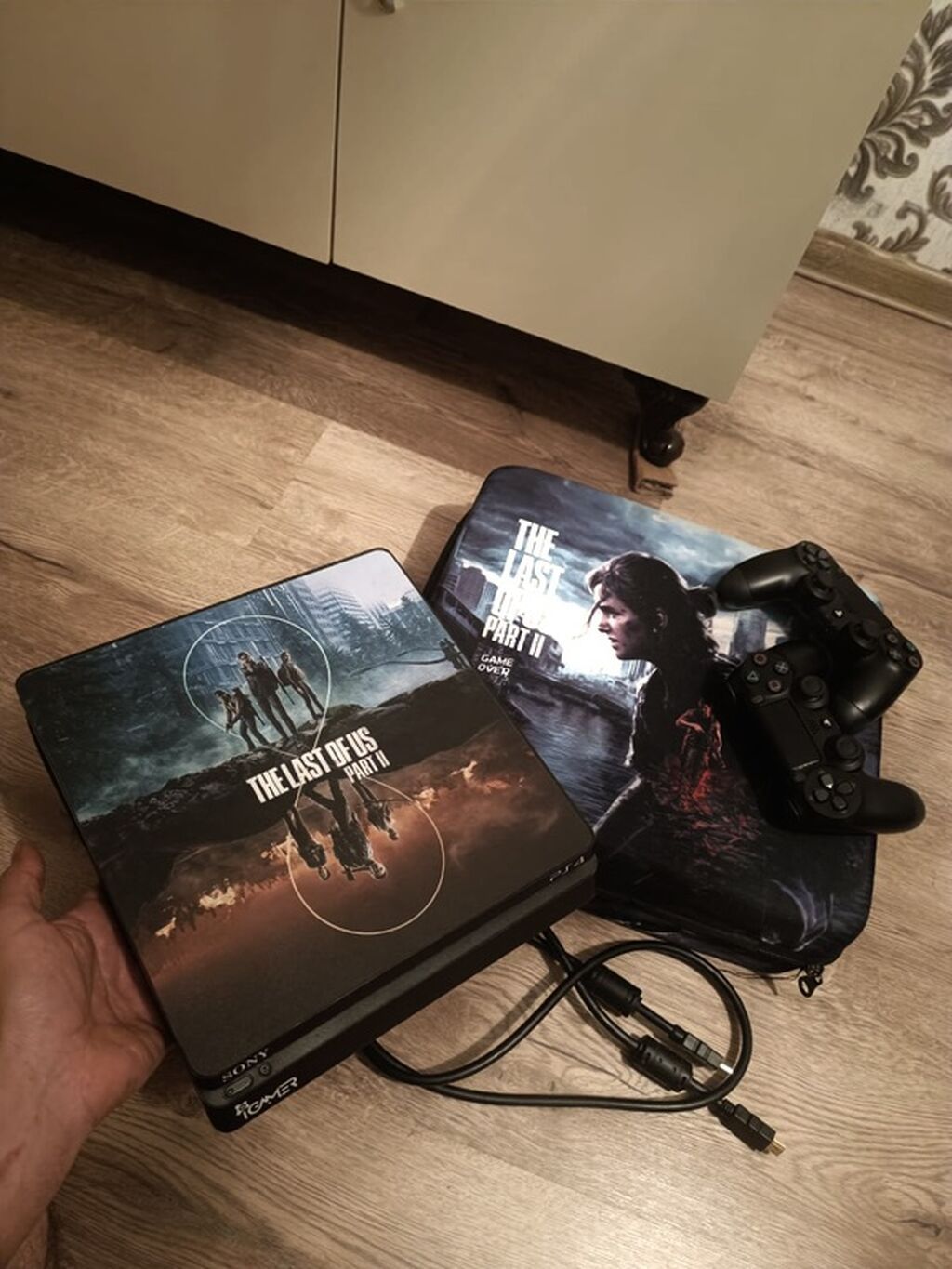 PlayStation 4 Slim 500GB – 2 Original Pult + 8 Oyun 450 AZN — Oyun konsolları, Xırdalan
