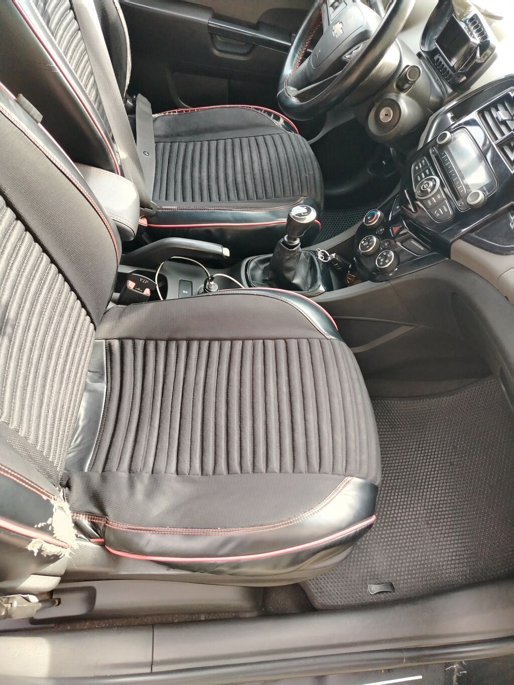 Chevrolet Aveo sedan – qara rəng Salam Barter mumkundur sekileri 90-TY-246 — Avtomobillər, Yevlax (4)