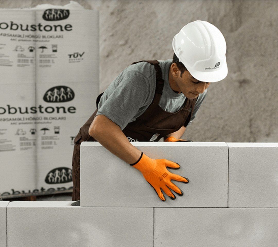 Məsaməli hörgü blokları "Gobustone" — Təmir və inşaat, Bakı (4)