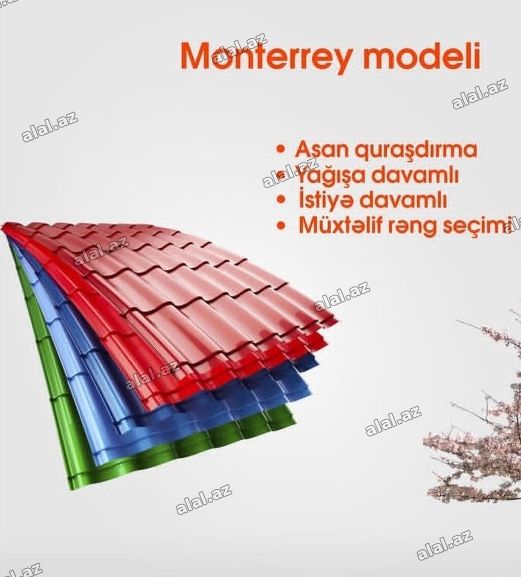 Metal dam ortukleri toptan ve perakende birbaşa zavotdan satış — Dam örtükləri, Bakı (2)