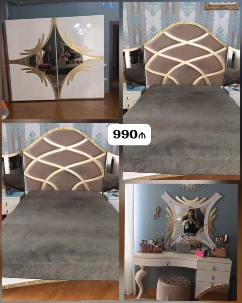 *990₼ Yataq mebeli Satılır*‼ Baza var Matras da üstündə — Bakı