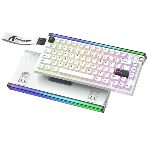 Keyboard Attack Shark R85 HE Starlight White Gaming Keyboard — Klaviaturalar və siçanlar, Bakı (2)