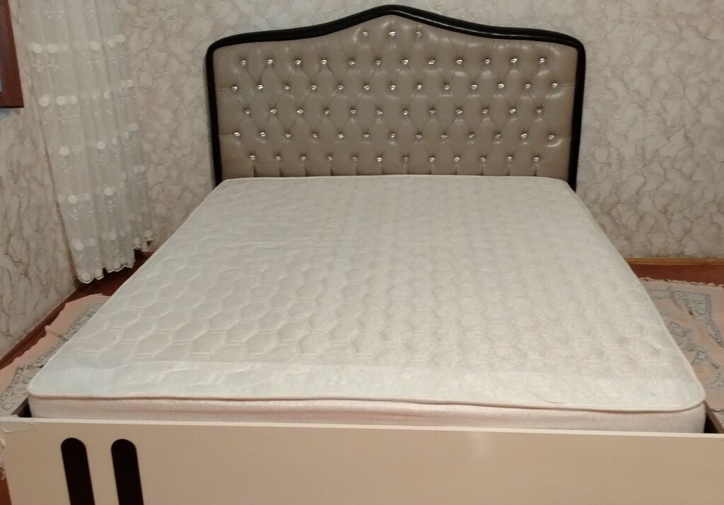 İşlənmiş, İkinəfərlik çarpayı, Bazasız, Matras ilə, Siyirməsiz — Yataqlar, Bakı (4)