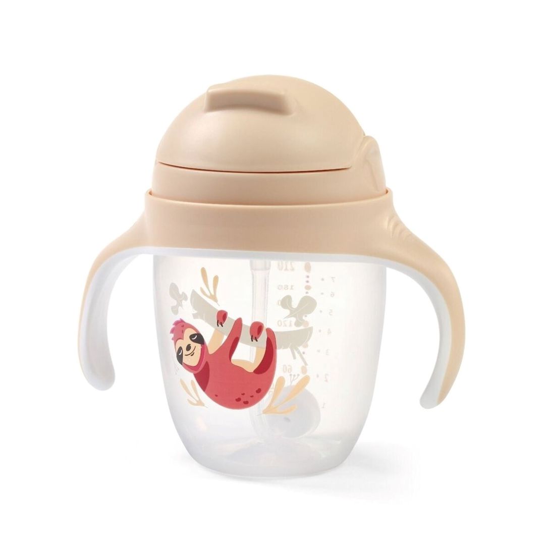 Tökülməyən fincan Babyono 1464/04, 240 ml, 6 aydan, tutacaqlar ilə, qəhvəyi — Mallar, Bakı (2)