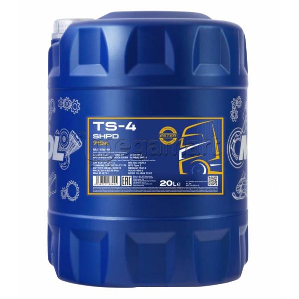 Mühərrik yağı Mannol 7104 Shpd TS-4 Extra 15W-40 20L Special — Yağlar və texniki mayelər, Bakı