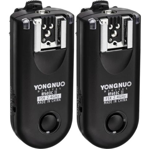 Yongnuo RF-603 II Simsiz Flash Tətikləyici Dəsti (Canon/Nikon — 110 ₼ · Bakı, Nərimanov · İşıq avadanlığı və aksesuarlar Yongnuo RF-603 II Simsiz Flash Tətikləyici Dəsti (Canon/Nikon — Bakı