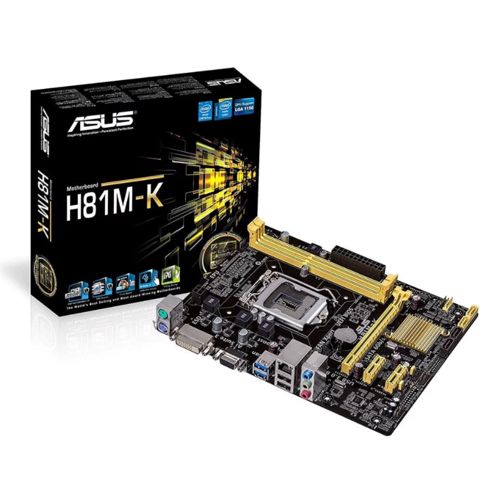 Intel H81 çipset ASUS H81M-K əsasında ana plata — Computers & Laptops