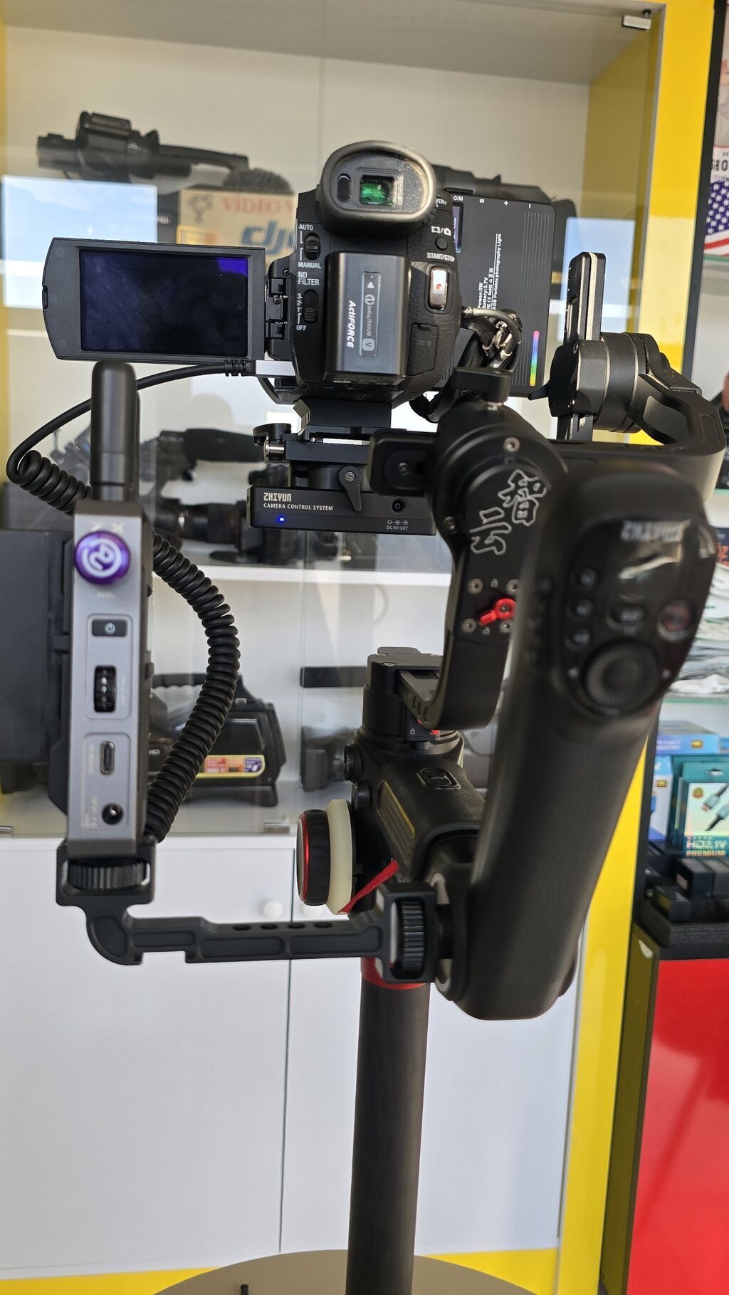 Sony HD Kamera + Zyun LAB 3 pro dəst. - 3 oxlu elektron gimballı — Digər, Şəki (7)