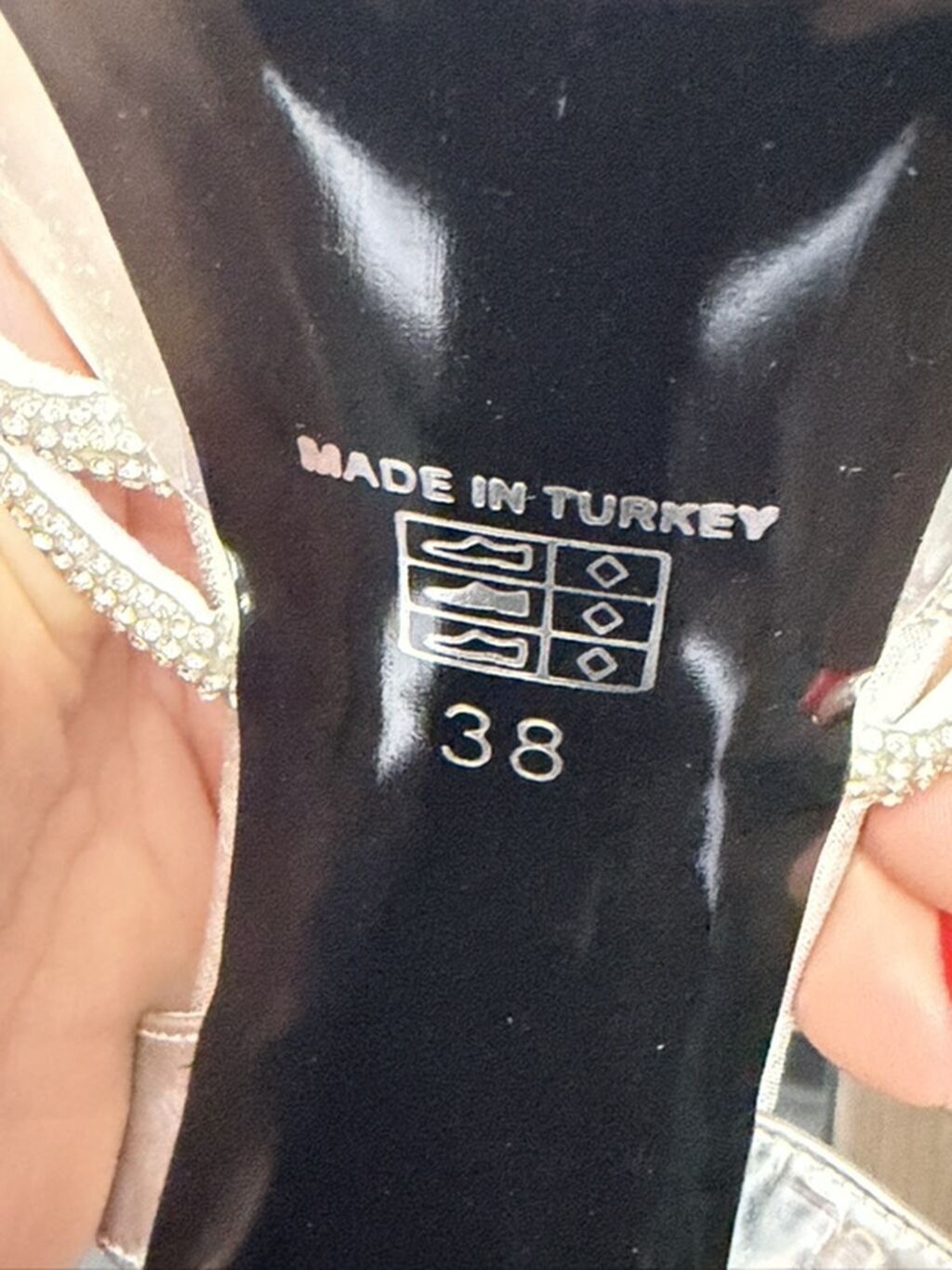Gümüş rəngli qadın platforma sandalı – Marıne brendi - Ölçü: 38 — Tufl, Bakı (4)