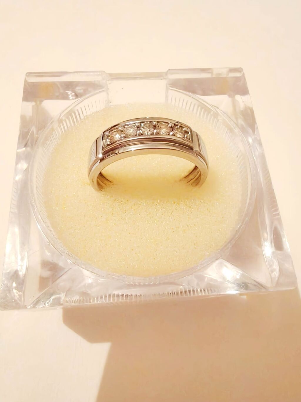 Nişan, Üzük, Ağ qızıl, 750 Əyar, Brilyant, 0.26-0.50 Karat — Üzüklər, Bakı (2)