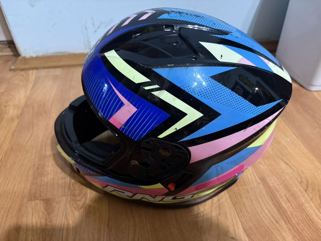 Motosiklet dəbilqəsi – RNG Rainbow model - Tip: Tam üzlü (full-face) — Motosiklet geyimi, Bakı (3)