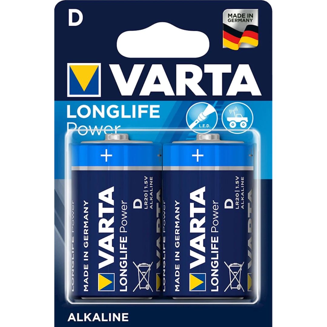 Batareya Varta Longlife Power D BLI, 2 əd — Batareyalar və şarj cihazları, Bakı