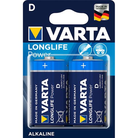 Batareya Varta Longlife Power D BLI, 2 əd — 12.6 ₼ · Bakı · Batareyalar və şarj cihazları Batareya Varta Longlife Power D BLI, 2 əd — Bakı