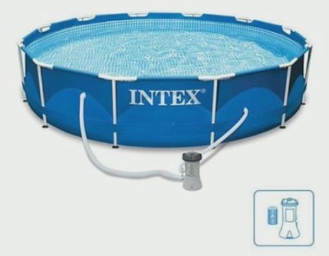Hovuz Intex 28212, karkas, 366x76 sm, həcm 6503 l — Bakı