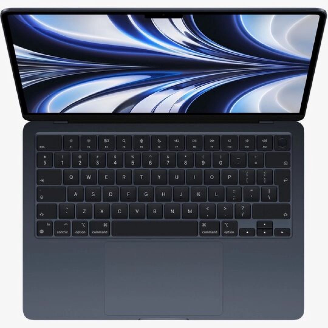 MacBook Air 13.6 Apple M2 (8C CPU/10C GPU), 8 GB, 512 GB, Gecəyarı — Noutbuklar, Bakı (5)
