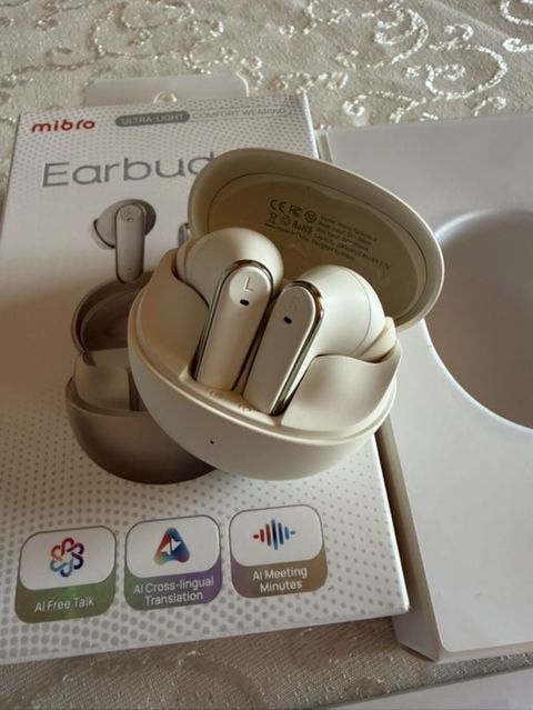 Yeni Simsiz (Bluetooth) Qulaqcıqlar, rəng - Bej — Bakı