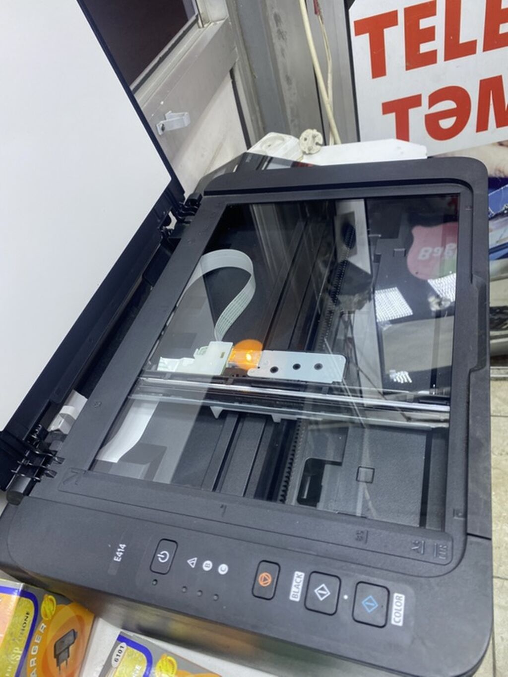 Katric doldurulmaldı Canon Pıxma E414 çoxfunksiyalı cihaz tam iştək — Printerləri, Bakı (2)