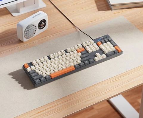 Hoco GM61 Simli Klaviatura – Full Size 104 düymə, USB Gündəlik ofis — İbay Az — Klavyeler ve fareler