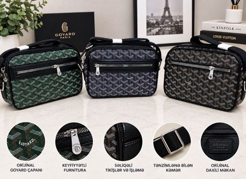 Goyard çiyin çantası – şəhər üslubunda praktiklik və zəriflik - Brend — 35 ₼ · Bakı · Çantalar, çamadanlar, cüzdanlar Goyard çiyin çantası – şəhər üslubunda praktiklik və zəriflik - Brend — Bakı
