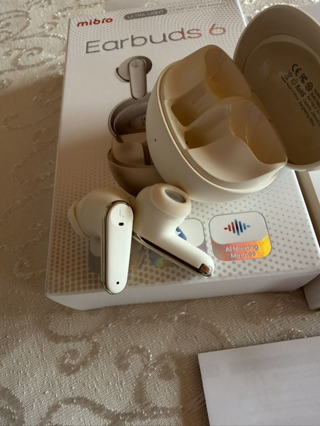 Yeni Simsiz (Bluetooth) Qulaqcıqlar, rəng - Bej — Qulaqcıqlar, Bakı (5)