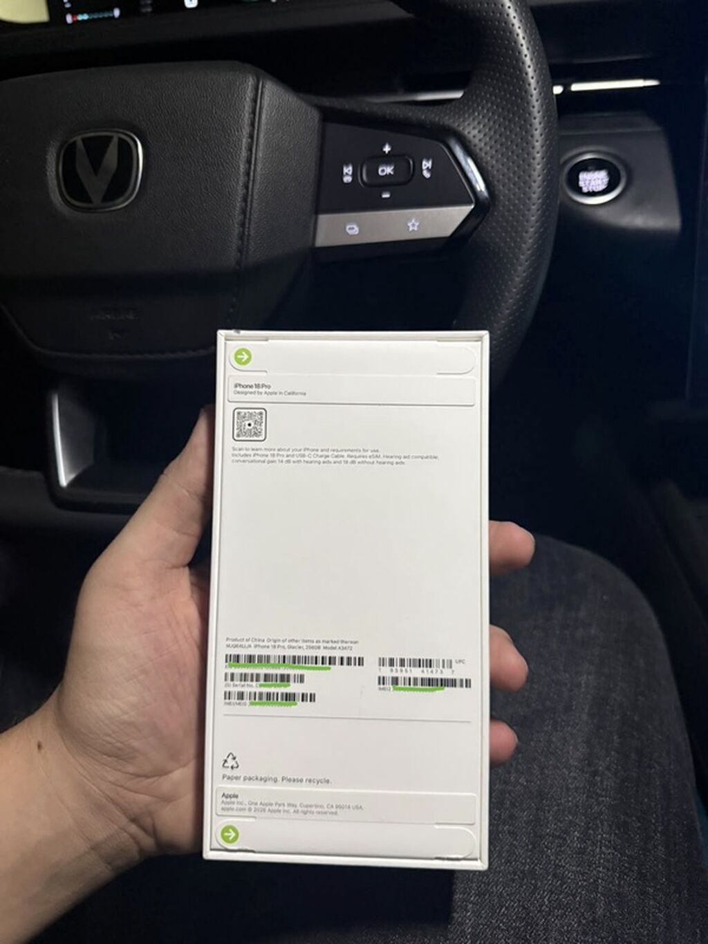 IPhone 18 Pro, 256 GB, Göy, Zəmanət, Simsiz şarj, Face ID — Apple iPhone, Bakı (2)