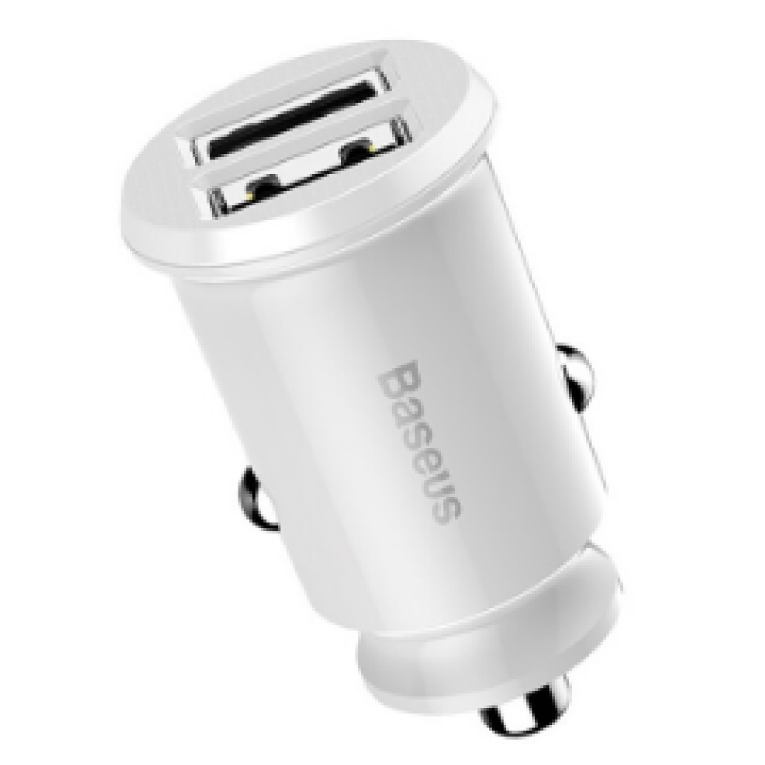 Avtomobil üçün enerji yığma cihazı Baseus Grain Car Charger 5V 3.1A White (CCALL-ML02) — Telefonlar və qadjetlər, Bakı (3)