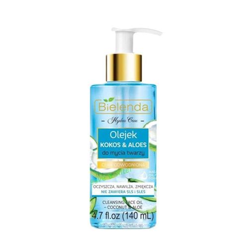 Üz yuma üçün hidrofil yağı Bielenda Kokos+Aloe 140 ml — Bakı
