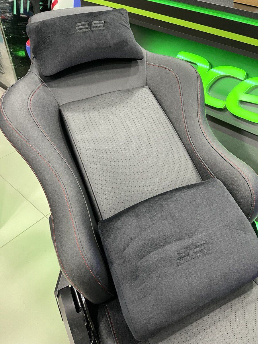 2E Gaming Chair Basan Black/Red Gen II — Mebel, Bakı (6)