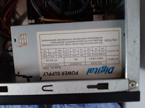 Məhsul: Digifral Power Supply (Model No: 200W) Xüsusiyyətlər: - Növ — Computers & Laptops