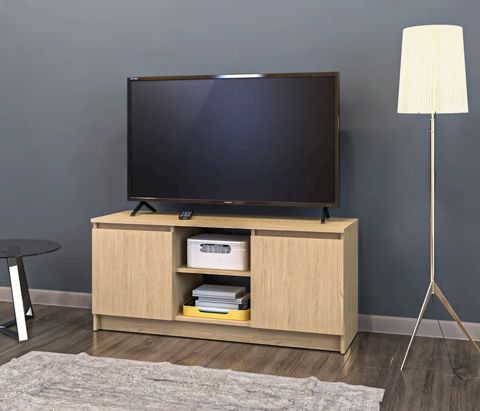 TV üçün tumba Letta 3563 TV1, 119x39.3x53.2 sm, Ldsp, qəhvəyi — Bakı
