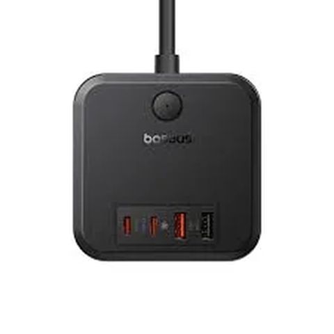 Baseus PowerCombo Cube E00066400117-00 7-Port 30W uzadıcı şəbəkə və — Bakı