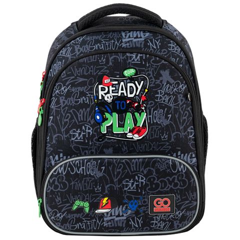 Məktəbli bel çantası GoPack GO24-597M-6 Ready2Play, poliester, qara — 105 ₼ · Bakı · Mallar Məktəbli bel çantası GoPack GO24-597M-6 Ready2Play, poliester, qara — Bakı