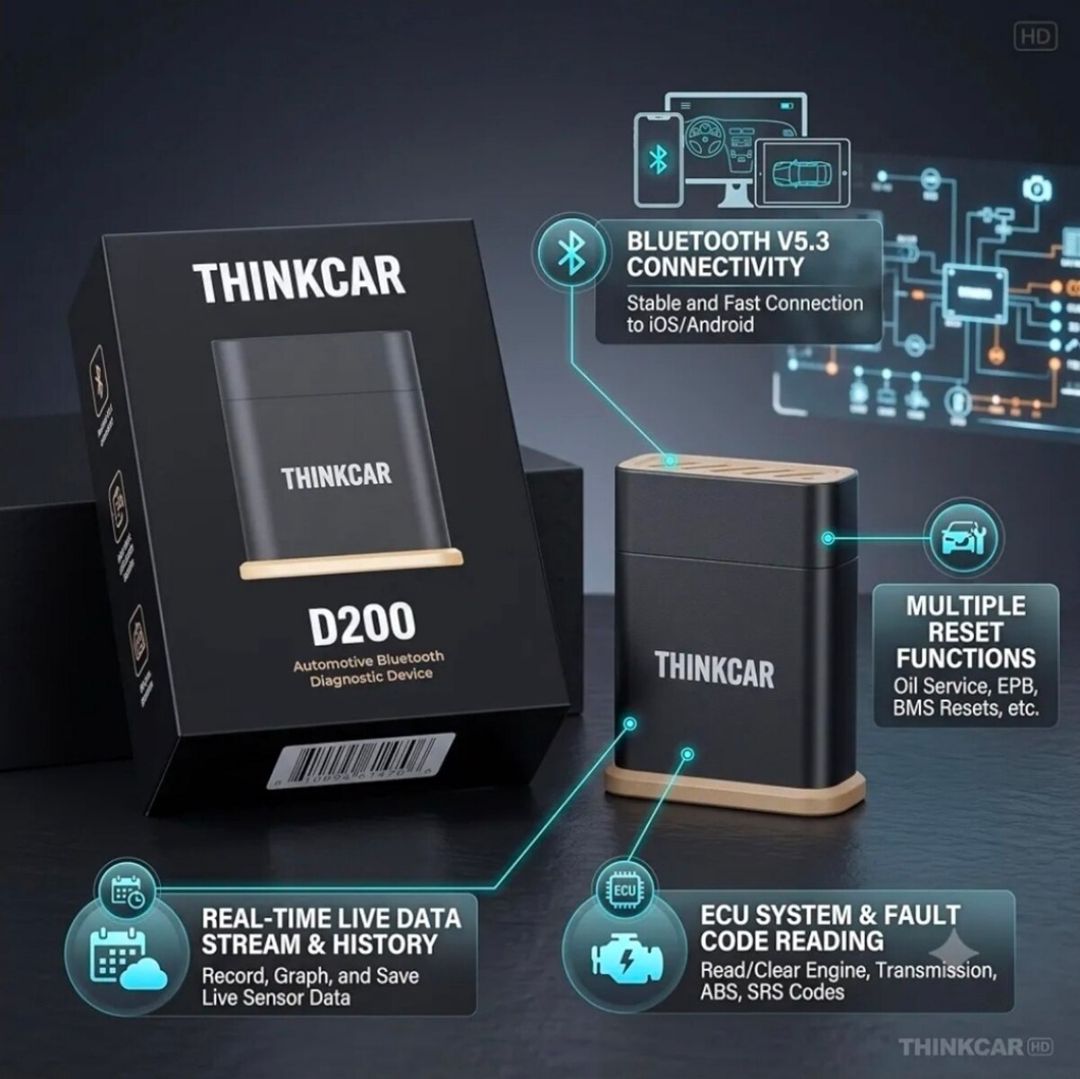 Thinkcar D200 OBD2 diaqnostika cihazı — Ehtiyat hissələri və aksesuarlar, Bakı (3)