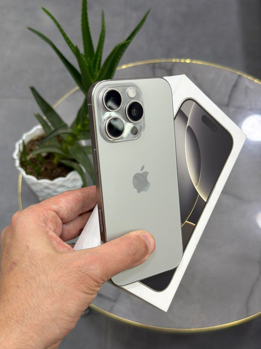 Apple iPhone 16 Pro Natural Titanium 256GB/8GB — Smartfonlar, Bakı (3)