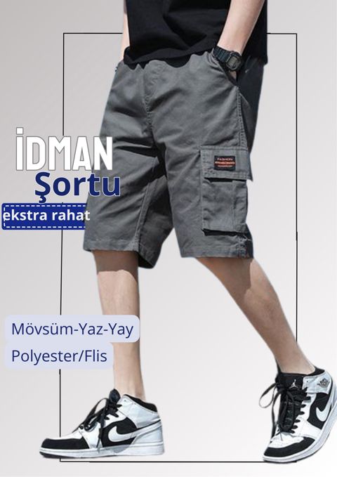 Kişilər üçün gündəlik şort EB_1076, boz, poliester, ölçü XS — 9.9 ₼ · Bakı · Mallar Kişilər üçün gündəlik şort EB_1076, boz, poliester, ölçü XS — Bakı