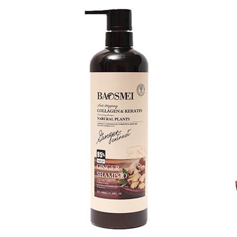 Şampun Baosmei Japan Formula Collagen & Keratin Ginger Shampoo 900 ml — Bakı