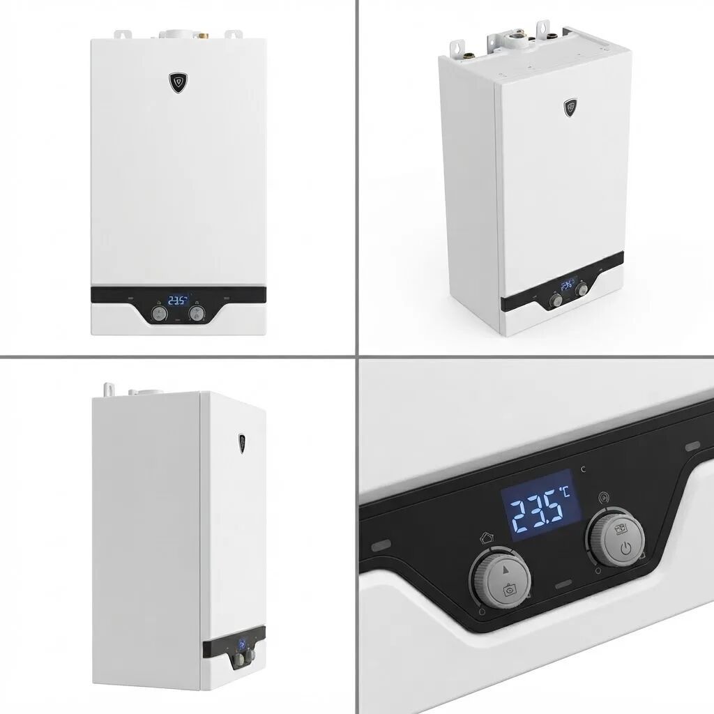 Decorall DE-Hv3 24 kW divar tipli hermetik qaz kombisi Yaşayış və — Kombilər, Bakı (2)