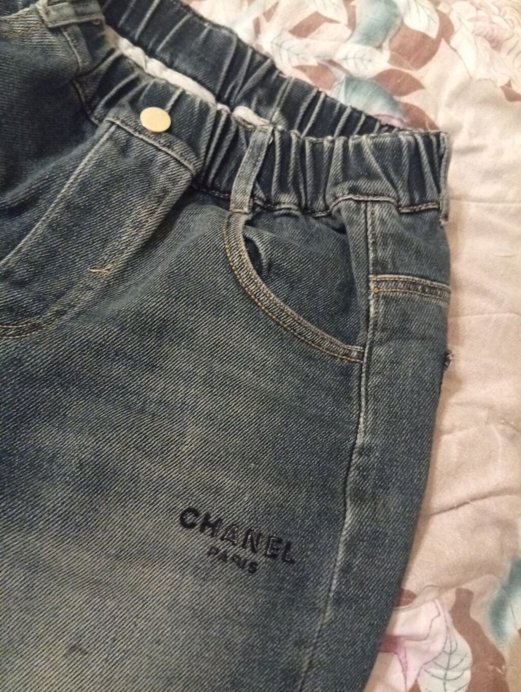 Cinslər, Chanel, XS, rəng - Göy — Jinslər, Bakı (2)