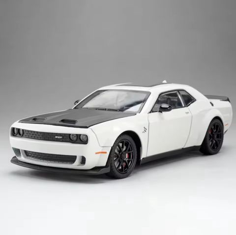 Kolleksiya oyuncaq maşını Dodge Challenger Hellcat Redeye F35-ag-352, metal/rezin, qara, 20.5x7x5 sm — Bakı