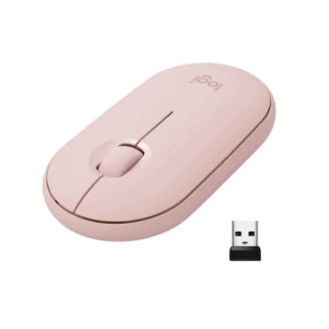 Komputer siçanı Logıtech Pebble M350 Wireless Mouse - Rose - Emea — Bakı
