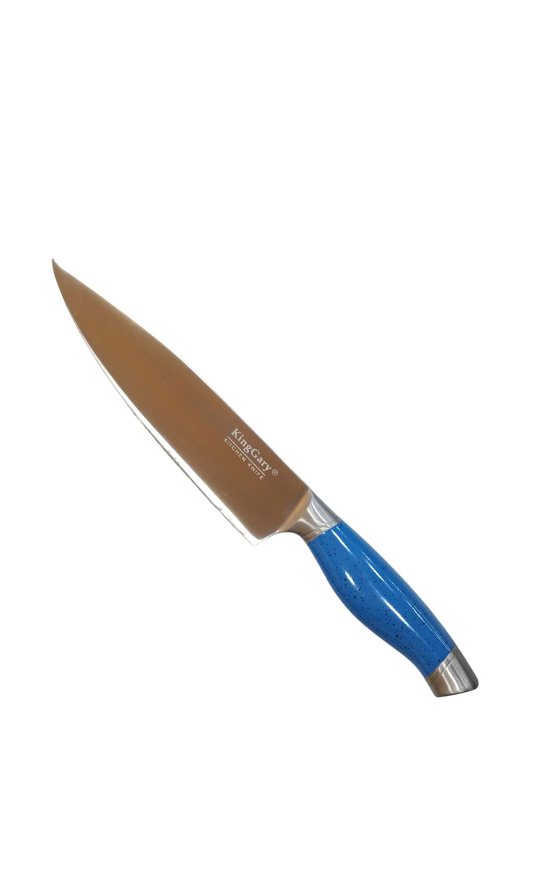 Aşpaz bıçağı metal tutacaqlı KingGary, mavi, 34 sm — Mallar, Bakı