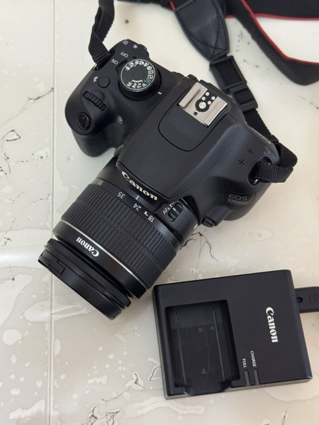 Canon EOS 1200D Dslr fotoaparat Satılır İçinda her şey var — Fotoaparat, Bakı (4)