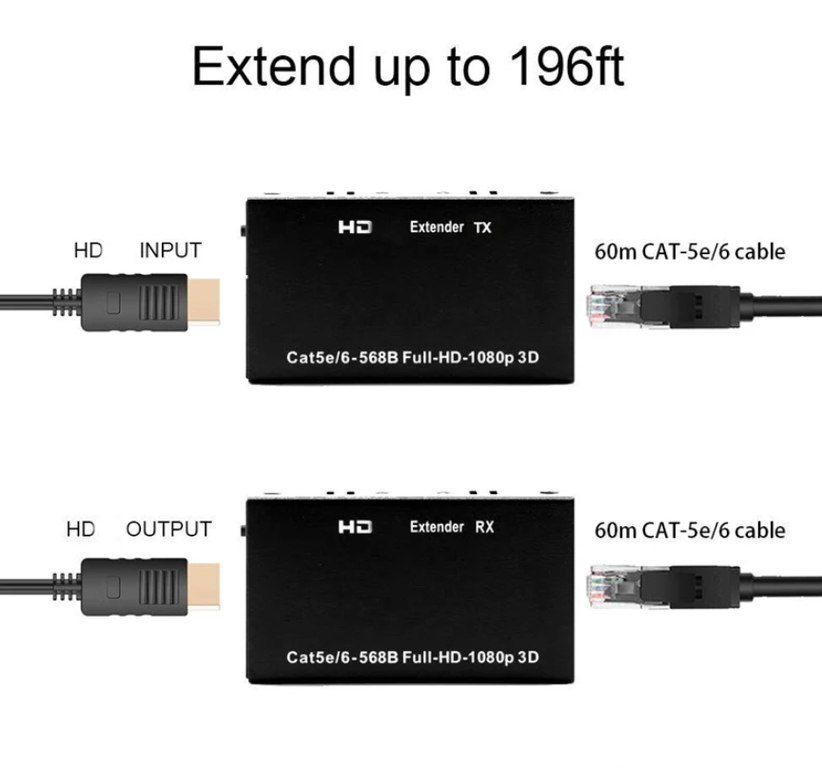 Hdmi uzadıcı "Extender 60m" — Şəbəkə və server avadanlığı, Bakı (5)