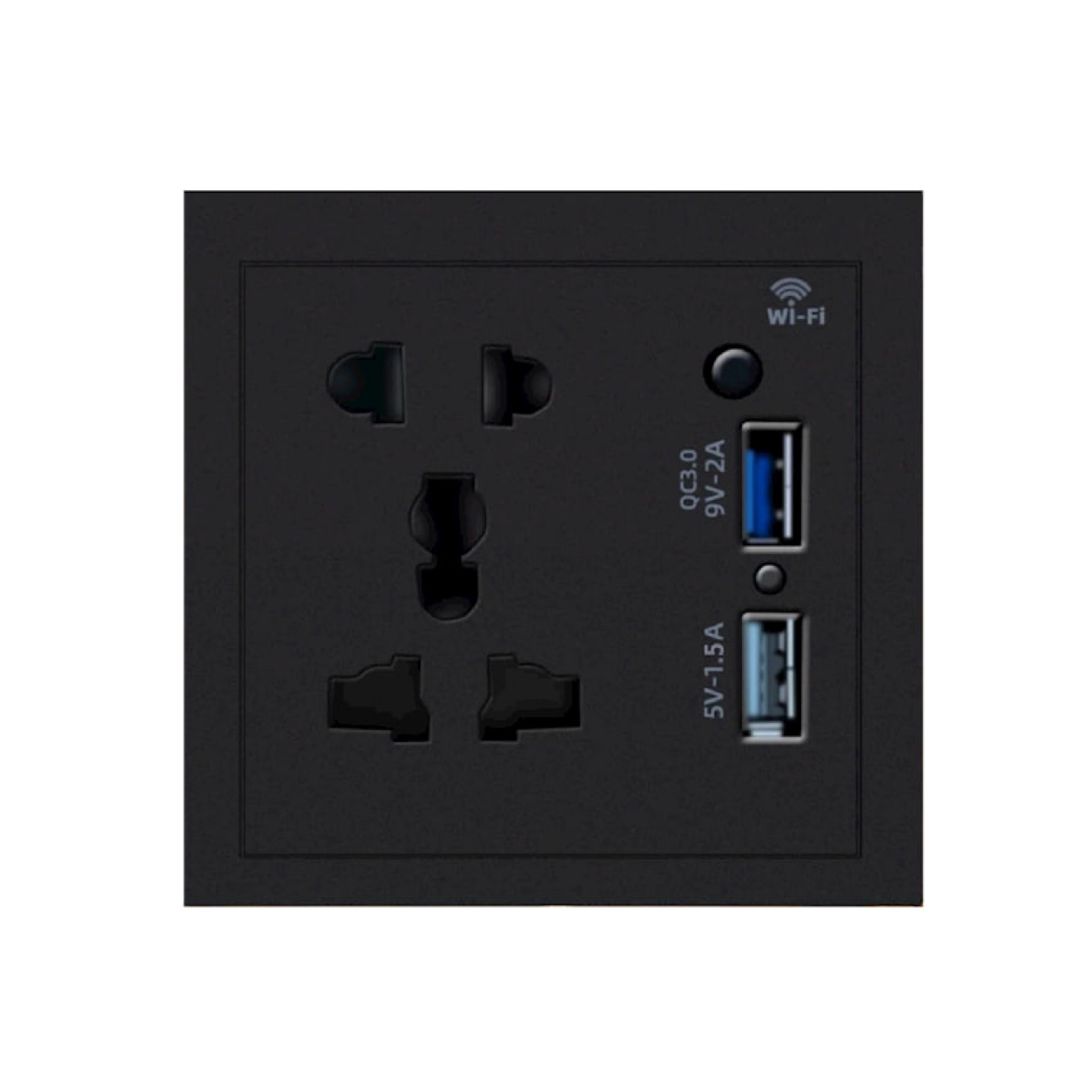 Ağıllı elektrik yuvası Tuya Smart Life Wifi Socket Wall Outlet With Usb Fast Charging — İşıqlandırma, Bakı