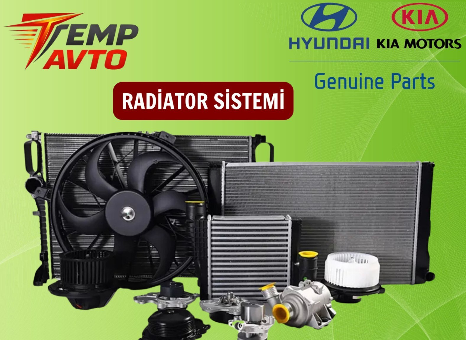 Radiator sistemi Hyundai və Kia modelləri üçün — Bakı