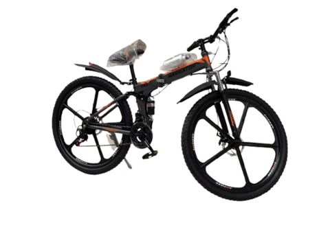 Velosiped SH-38, qara/narıncı — Bakı
