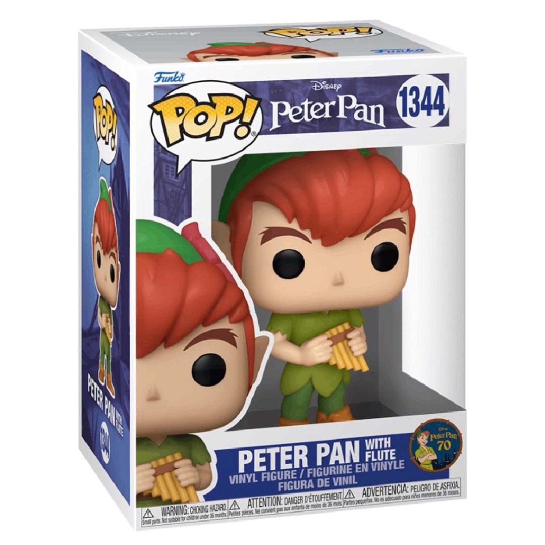 Fiqur Funko POP Disney: Peter Pan 70TH - Peter With Flute, vinil, 10 sm, 3+ yaş — Mallar, Bakı (2)