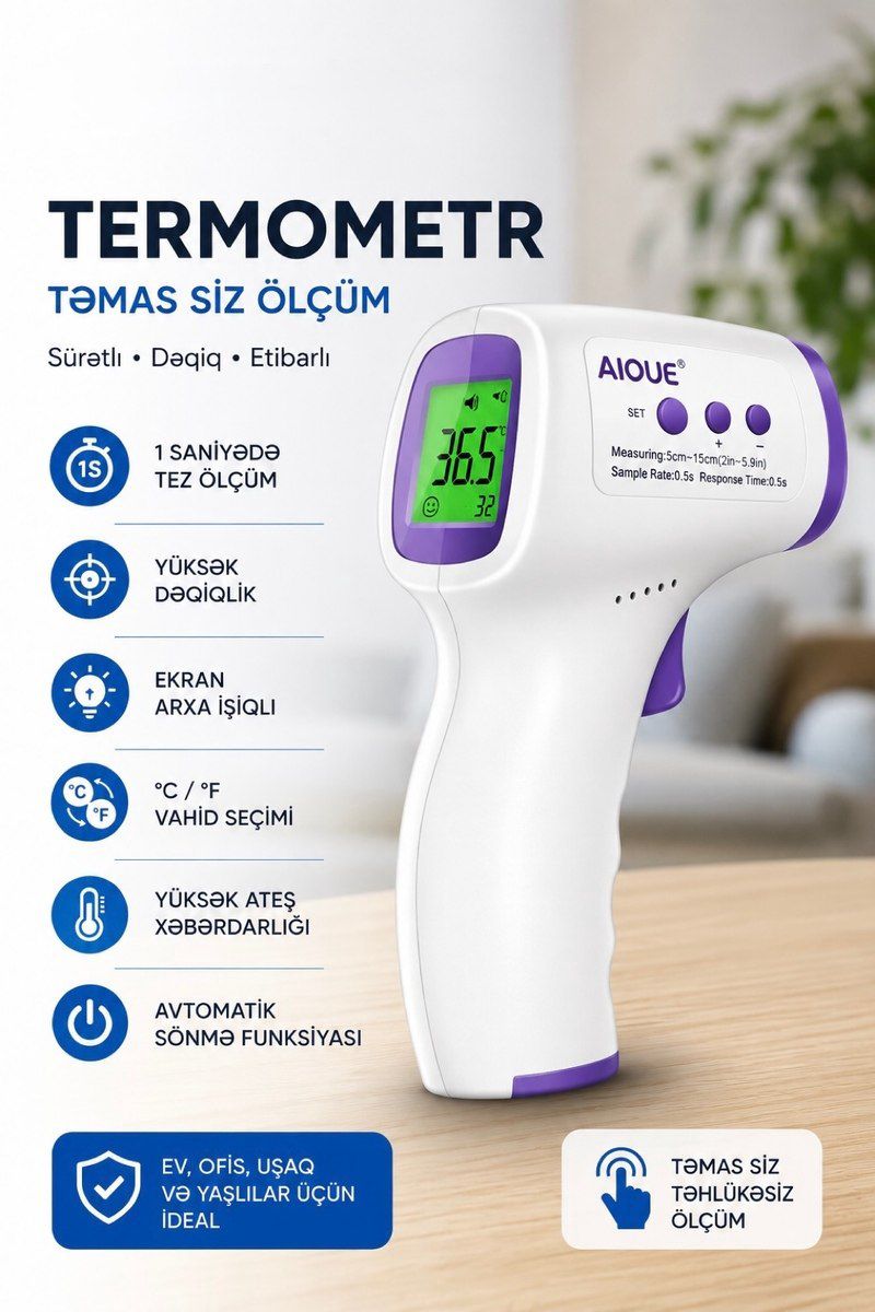 Təmassız Rəqəmsal Termometr — Ev texnikası, Bakı