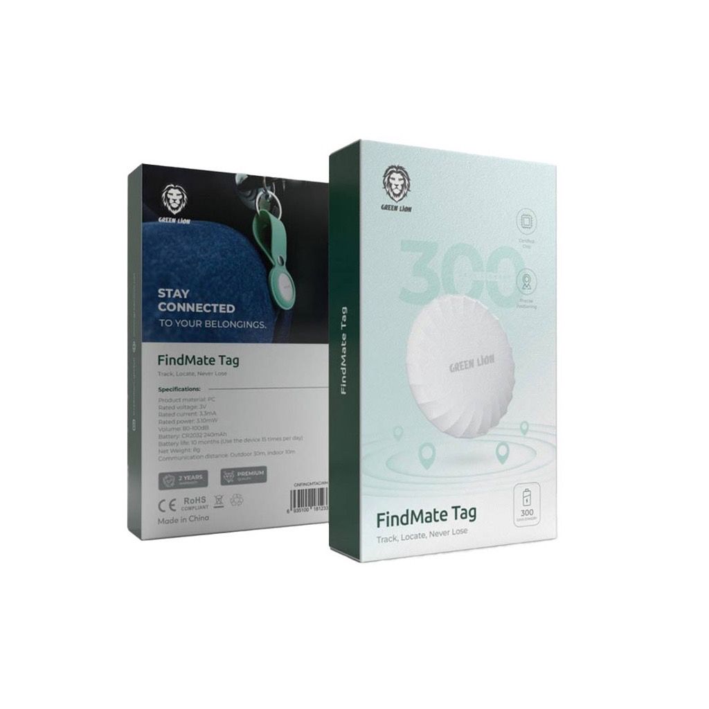 Green Lion FindMate Tag - White — Smartfon aksesuarları, Bakı (2)